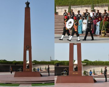 On 31 years of comm. service, serving and vete. offic. of 90 Reg /73 Tech Grad. paid homage at NWM