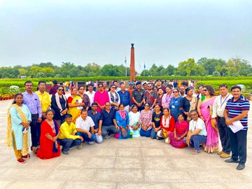 School teachers from 8 States, paid homage to Bravehearts and also taken on guide tour of NWM on 25