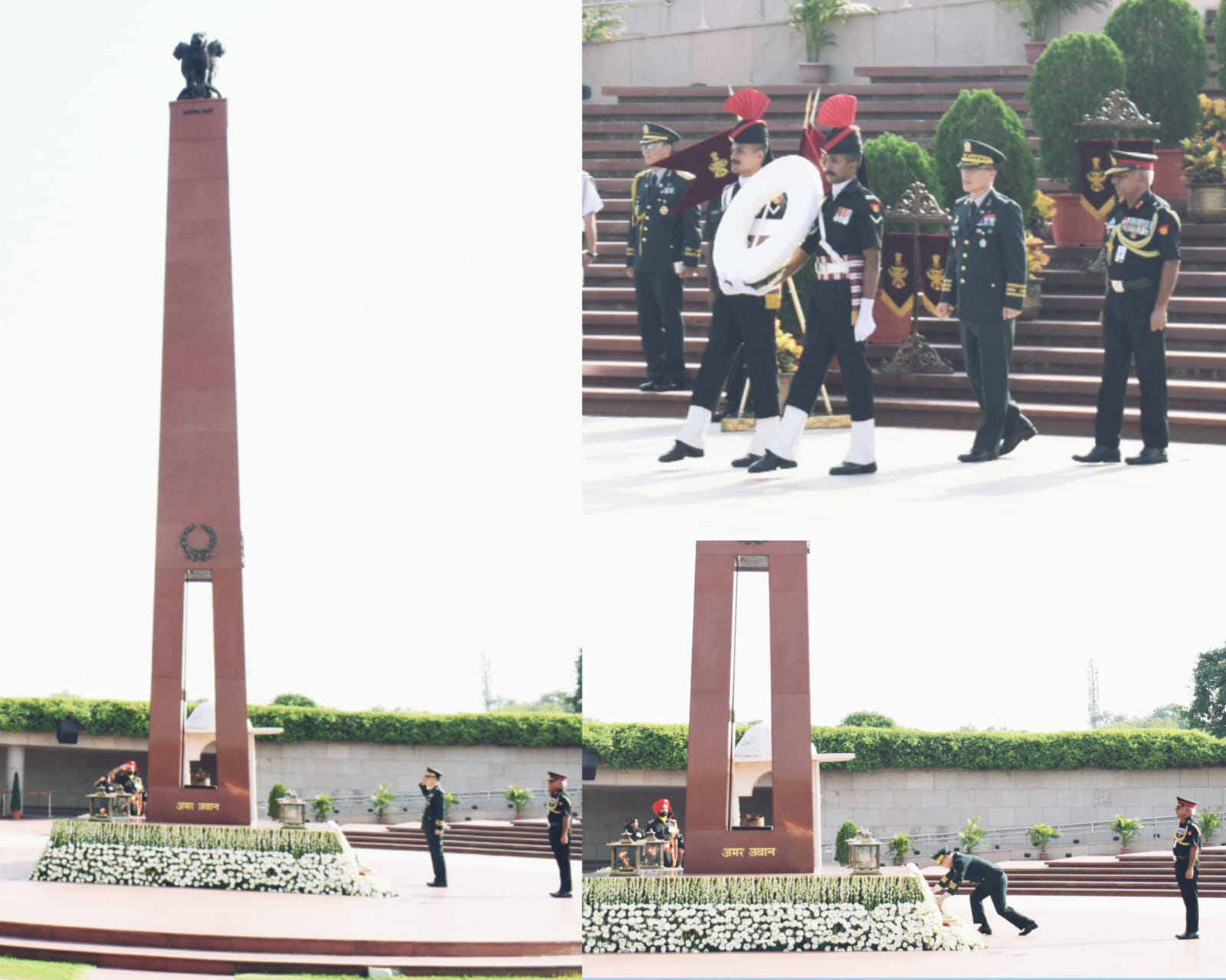 Gen Park Jeong Hwan, Chief of Staff, Republic of Korea Army paid homage at NWM on 27 Sep 23
