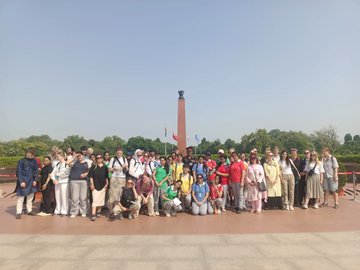 Students of Lotus Valley International School, Noida taken on guided tour of NWM on 27 Sep 23