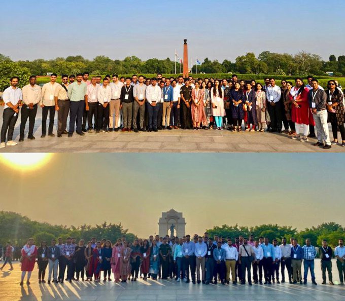 56 Probationary Officers from Gujarat were taken on guided tour of NWM on 23 Oct 23