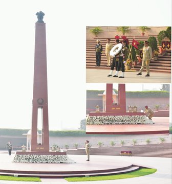 General Shavendra Silva, Chief of Defence Staff, Sri Lanka, paid homage at NWM on 07 Dec 23