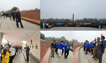 Cadets of 25 Foreign countries students participating in NSBC taken on guided tour NWM on 21 Jan 24