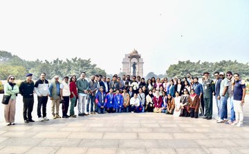 Students from Middle East Countries, visited and taken on guided tour NWM on 30 Jan 24