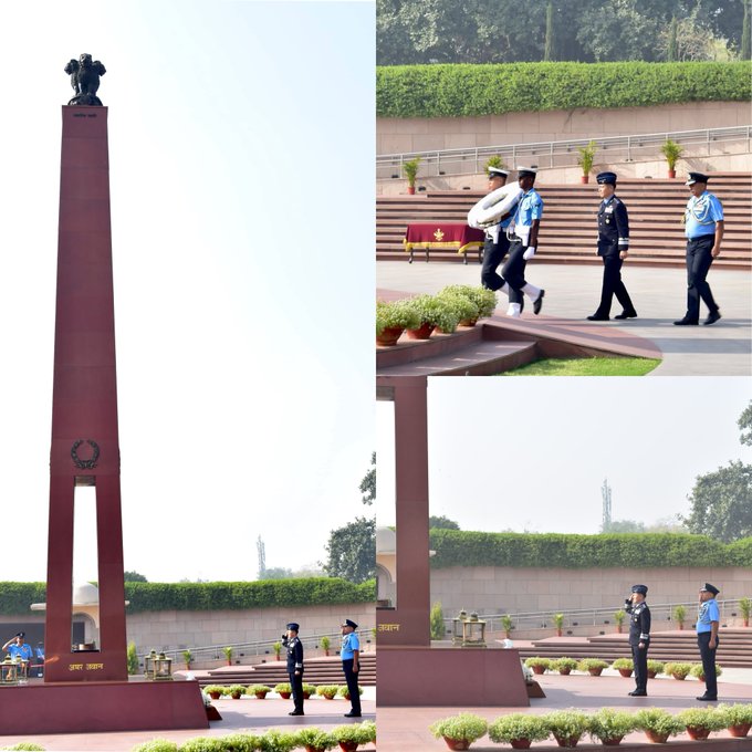 General Lee Youngsu , Chief of Staff, Republic of Korea, paid homage at NWM on 18 Mar 24