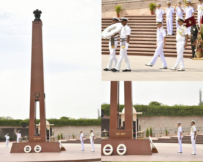 Admiral Adoong Pan-iam, Commander-in-Chief, Royal Thai Navy, paid homage at NWM on 01 Apr 24