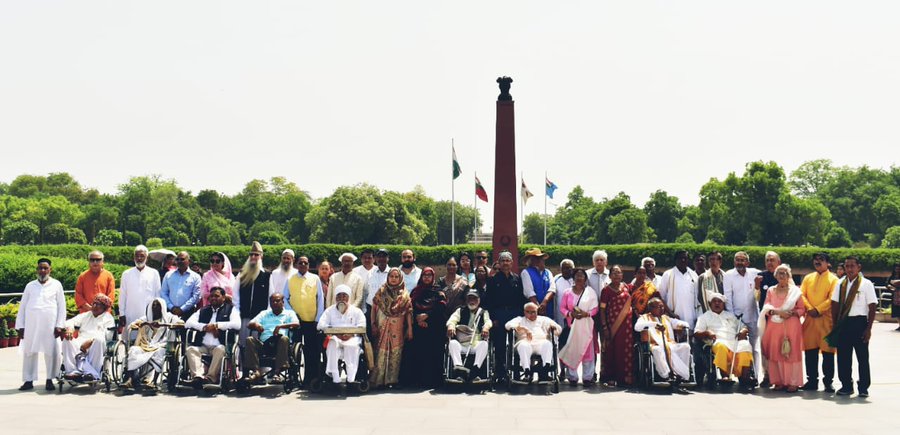 Recipients of coveted Padma Awards 2024 were taken on a guided tour of NWM on 23 Apr 24
