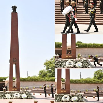 86th Armoured Corps Day Lt Gen Vivek Kashyap,AVSM,VSM,DG Armd Corps paid homage at NWM on 01 May 24