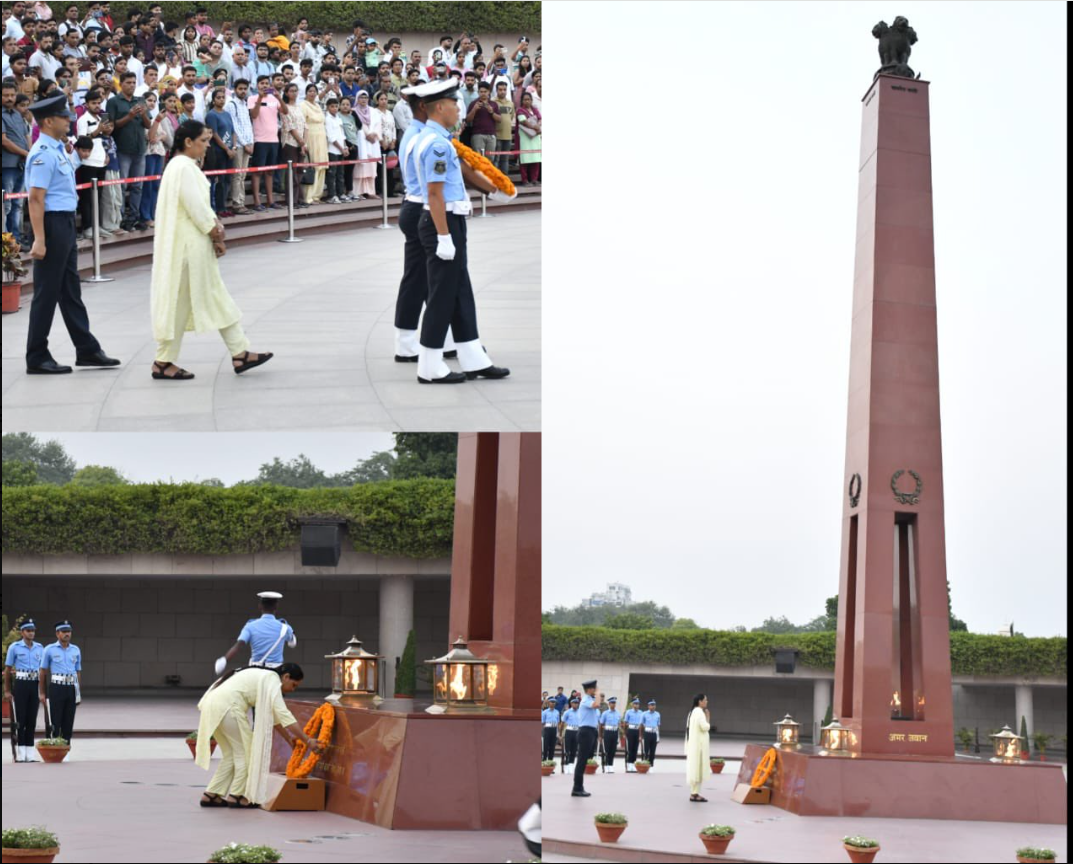 During Next-of-Kin Mrs Kuldeep Kaur W/o Nk Gurjant Singh 8 SIKH LI, paid homage at NWM on 15 May 24	