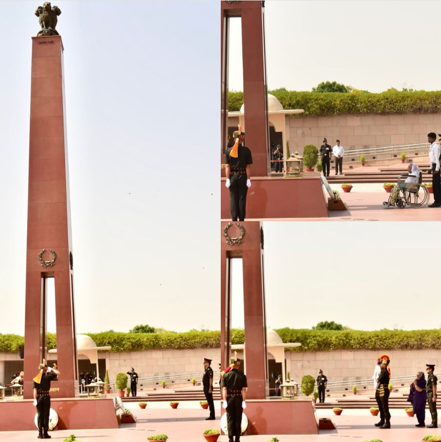 on 125th birth anniversary of Brig Rajinder Singh, MvC, JAK RIF, homage was paid at NWM on 14 Jun 24