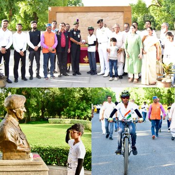 On Kargil Vijay Diwas Rajat Jayanti Master A Bhardwaj visited NWM and paid homage on 08 Aug 24