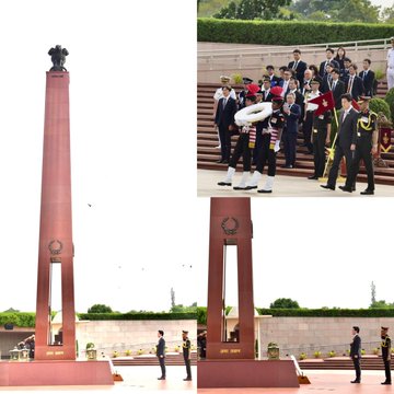 Mr Minoru Kihara, Minister of Defence, Japan, paid homage toBravehearts at NWM on 20 Aug 24