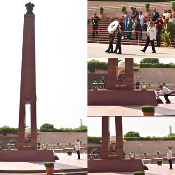 On behalf of 13 Sikh Li Unit Col PK Gupta (Retd) paid homage to Bravehearts at NWM on 12 Oct 25