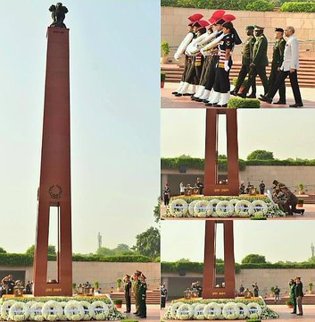 Chiefs of 31 nations & 2 UN reps, with COAS, Indian Army, paid homage at NWM on 16 Oct 25