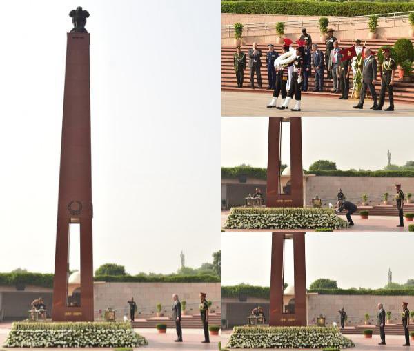 Mr Jose Mucio Monteiro Filho, Def Min. of Brazil, paid homage to Bravehearts at NWM on 17 Oct 25