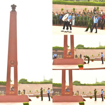 Brig Gen Kyaw Myo Aung, Myanmar, paid homage at NWM on 21 Oct 25