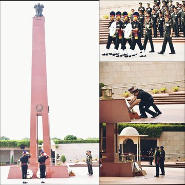 Gen Deepak Kapoor & Lt Gen Adosh Kumar, paid homage to Bravehearts at NWM on 28 Sep 24