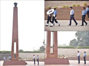 Air Gen F B Carbo, Chief of Air Staff, Spanish Air & Space Force paid homage at NWM on 21 Oct 24