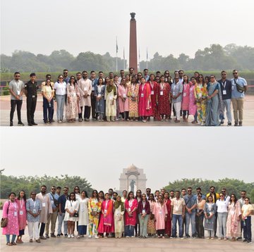 Indian Diaspora from eight countries, visited NWM and taken on guided tour on 07 Nov 24