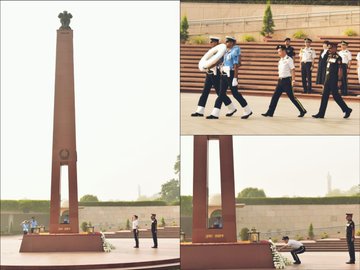 Maj Gen Minamikawa Nobutaka, DG, DPPD, Joint Staff, Japan, paid homage at NWM on 20 Nov 24