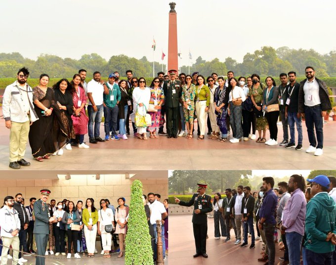 Under Know India Prog. under MEA Indian Diaspora youth were taken on guided tour of NWM on 25 Nov 24