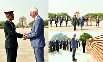 Lt Gen Rieks Ansgar Gerhard (Retd), visited NWM for a guided tour on 27 Nov 24
