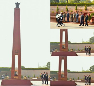 Mr Predrag Bandic Serbian Armed Forces, paid homage to Bravehearts at NWM on 12 Dec 24