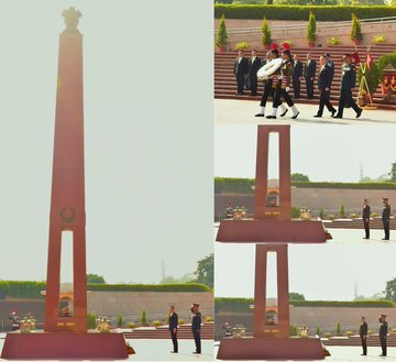 Gen Tharapong Malakam, Defence Secretary, Thailand, paid homage to Bravehearts at NWM on 12 Dec 24