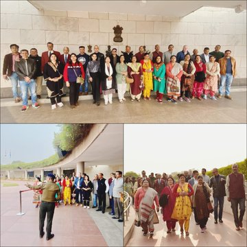 Teachers & alumni of Sainik School, Sujanpur Tira, visited NWM and taken on guided tour on 22 Dec 24