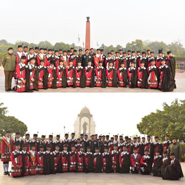 NCC Band of Mizo High School, Aizawl, gave a band performance and taken on guided tour of NWM on 18