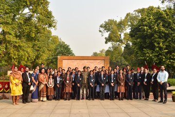 Lt Gen Vipul Shinghal AVSM, SM, DCIDS(DOT)& School students taken on guided tour of NWM on 14 Nov 25