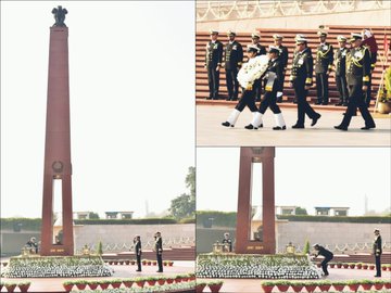 Admiral Muhammad Ali, Chief of Indonesian Navy, paid homage to Bravehearts at NWM on 27 Jan 25