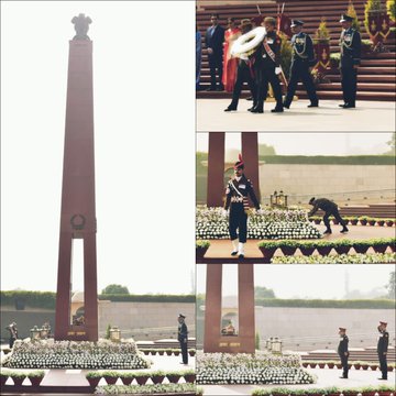 Senior officers from Army and IAF paid homage to Bravehearts at NWM on 31 Jan 25