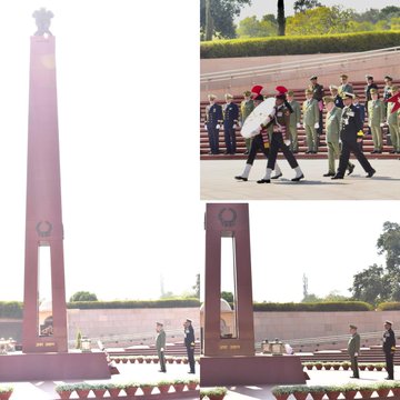 General Said Chanegriha, MoND, Algeria, paid homage at NWM on 07 Feb 25