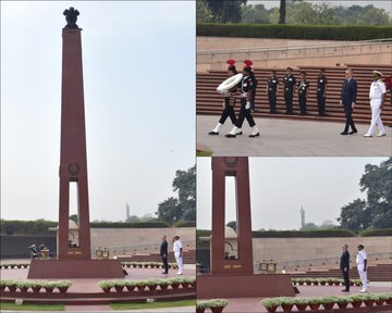 Mr Jean Pierre Lacroix, USGDPO, United Nations paid homage to Indian Bravehearts at NWM on 26 Feb 25
