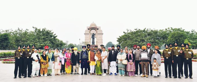 Golden Jubilee of 20 SIKH, serving personnel, veterans & Veer Naris paid homage at NWM on 01 Mar 25