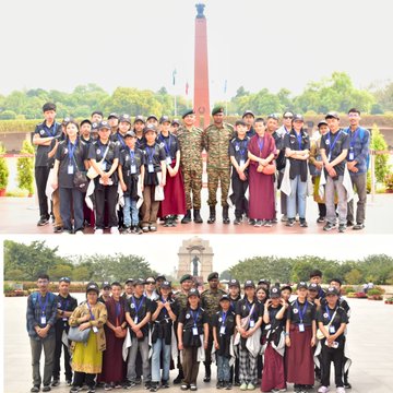 Students from Budhkharboo, Ladakh were taken on guided tour of NWM on 11 Mar 25