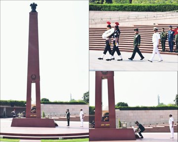 Gen Romeo S Brawner Jr, Chief of Staff, Phillipines, paid homage to Bravehearts at NWM on 17 Mar 25