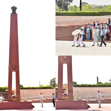 Veteran officers from 34th NDA Course and their families paid homage at NWM on 19 Mar 25