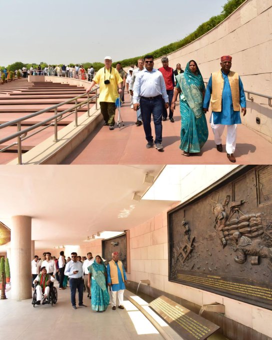 Padma Awardees of 2025 taken on guided tour of NWM on 29 Apr 25	