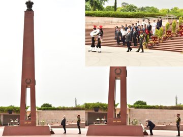 Mr. Nakatani Gen, Minister of Defence, Japan, paid homage to Bravehearts at NWM on 05 May 25