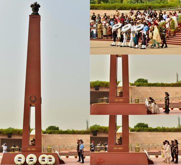 Next-Of-Kin & serving officers, honored with coveted awards, paid homage at NWM on 21 May 25