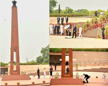 Hon’ble Richard Marles, MP, Deputy PM & Defence Minister, Australia, paid homage at NWM on 04 Jun 25