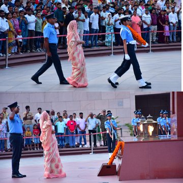 In a solemn NOK ceremony Mrs Manjudevi Bora w/o Nk Inderpal Singh paid homage at NWM on 20 Jun 25