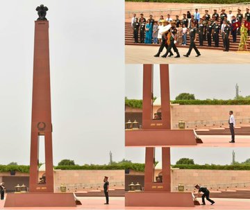 107 Regular Course Serving & Veteran Officers paid homage to Bravehearts at NWM on 24 Jun 25