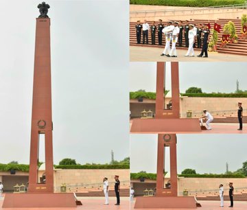 Officers & veterans of 80th NDA & 90th Reg Courses paid homage to Bravehearts at NWM on 01 Jul 25
