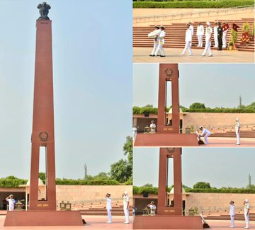 Maj Gen Humaid Mohammed Alremeithi, Commander, UAE Naval Forces paid homage at NWM on 08 Jul 25