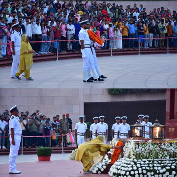 In a solemn Next-of-Kin ceremony Mother of Sep Kartar Chand, SM, paid homage at NWM on 16 Aug 25