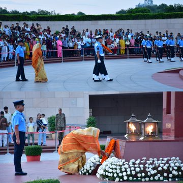 In a solemn Next-of-Kin ceremony Mrs Suman Devi w/o Hav Multan Singh paid homage at NWM on 18 Aug 25