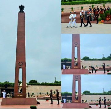 Lt Gen Vikas Rohella, SM**, DG LW&E and Col Comdt, paid homage to Bravehearts at NWM on 01 Sep 25